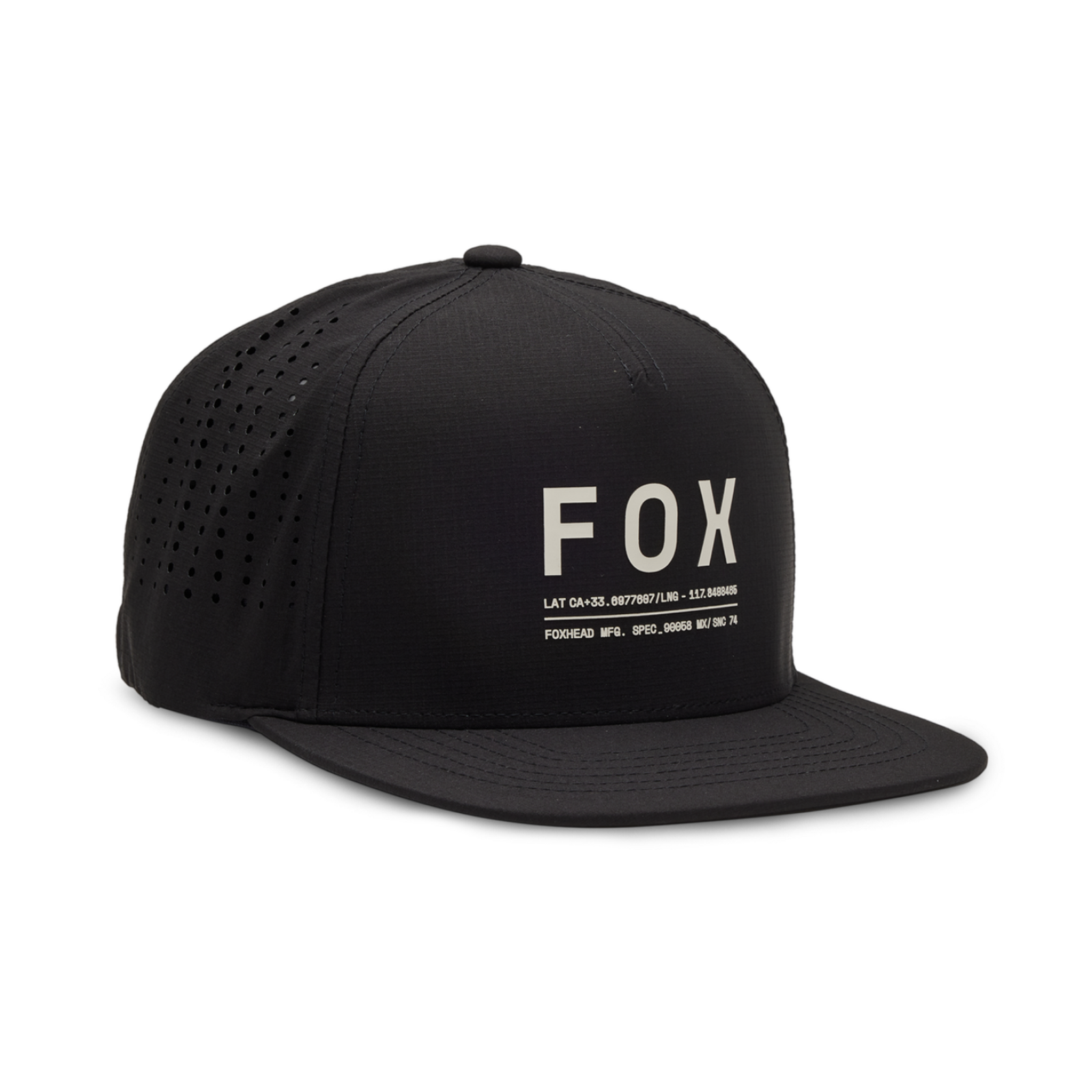 Fox Racing Non Stop Tech Snapback Cap in SCHWARZ