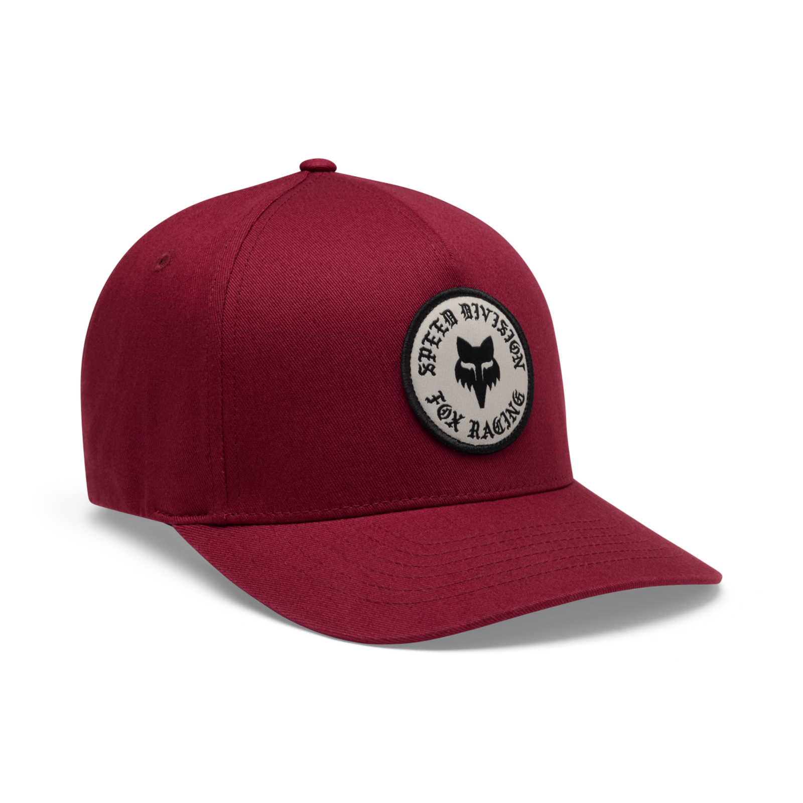 Fox Racing Badge Flexfit Hat in ROT