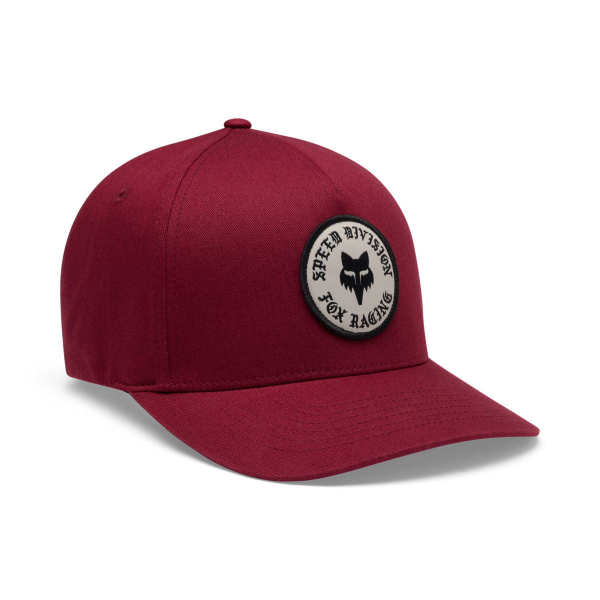 Fox Racing Badge Flexfit Hat in ROT