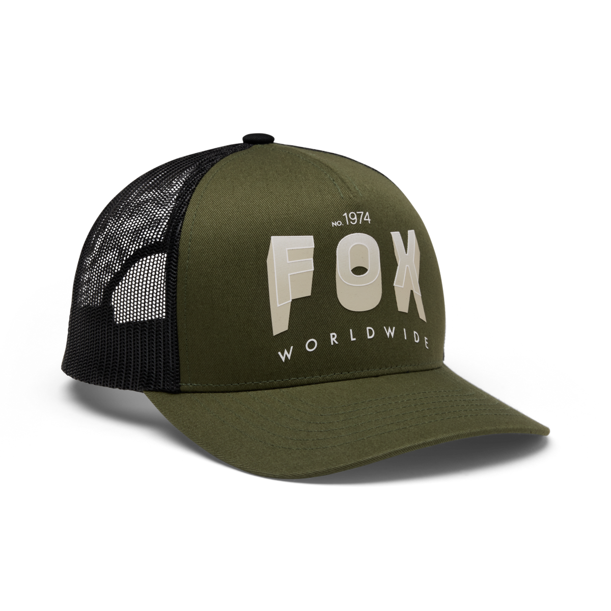 Fox Racing Block Mesh Trucker Hat in GRÜN