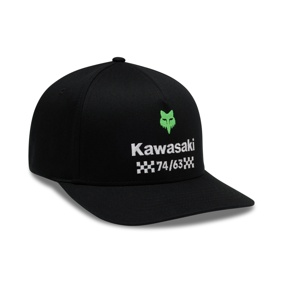 Fox Racing Kawi Flexfit Hat in SCHWARZ