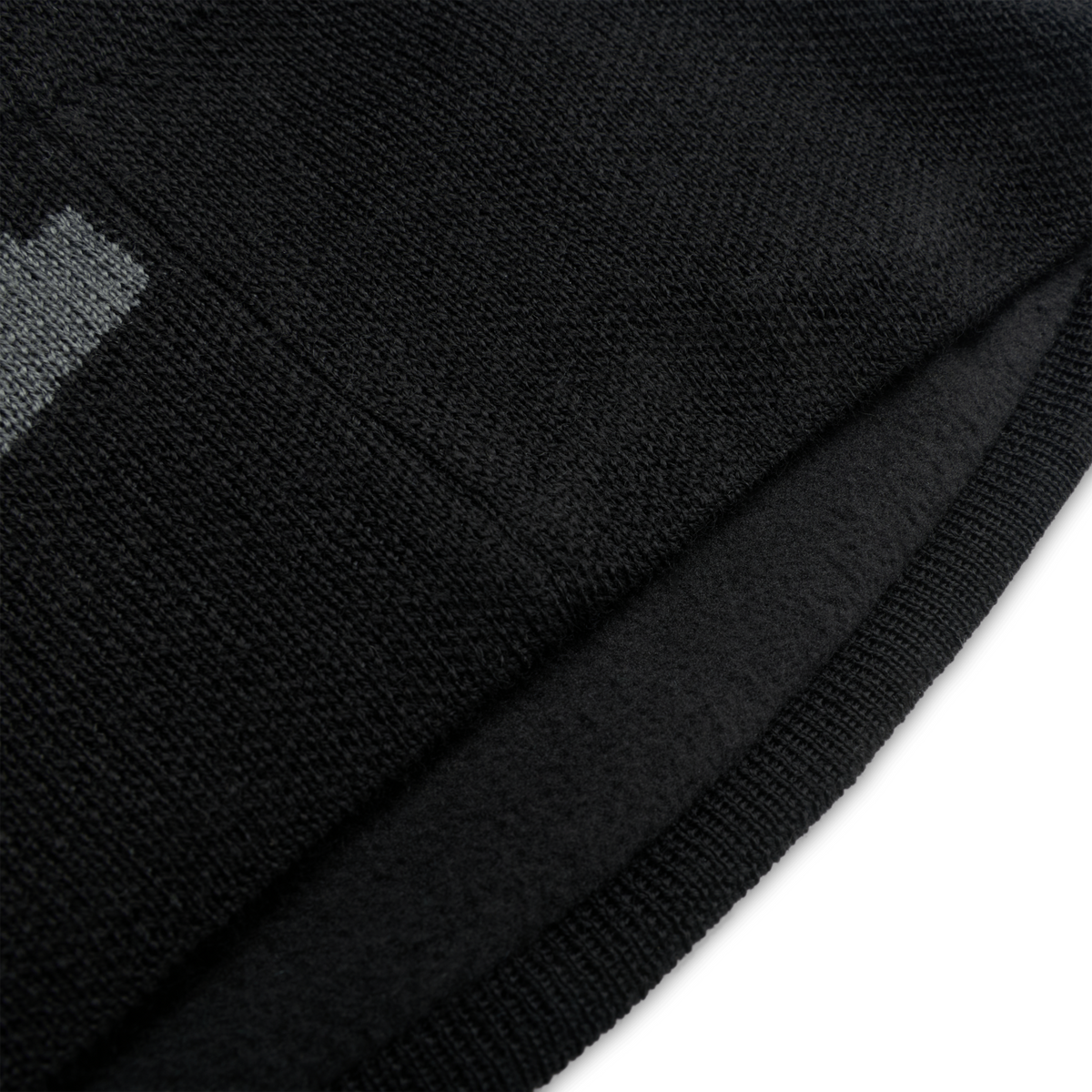 Fox Racing F Head X Jacquard Beanie in SCHWARZ