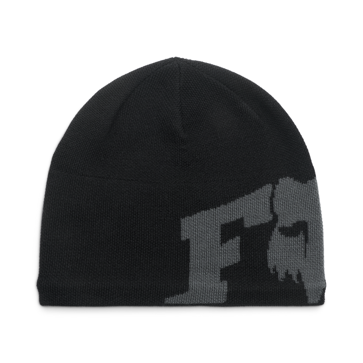 Fox Racing F Head X Jacquard Beanie in SCHWARZ