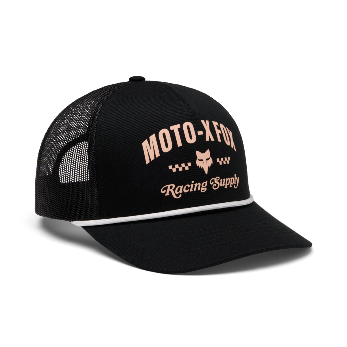 Fox Racing W Supply Mesh Rope Trucker in SCHWARZ