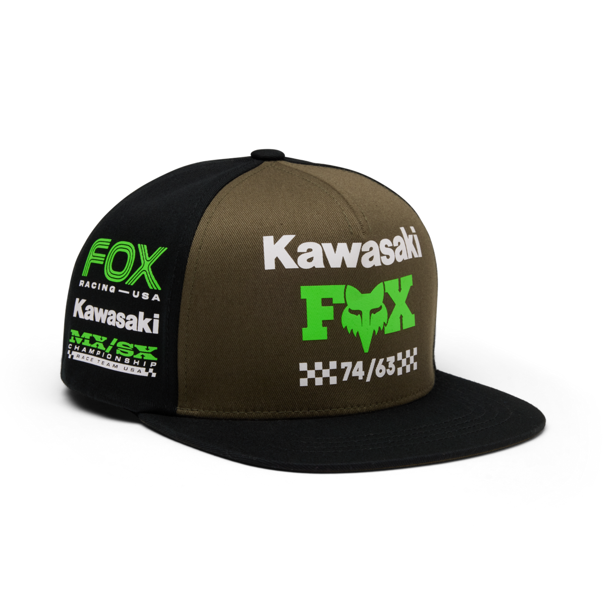 Fox Racing Yth Kawi Snapback Hat in SCHWARZ