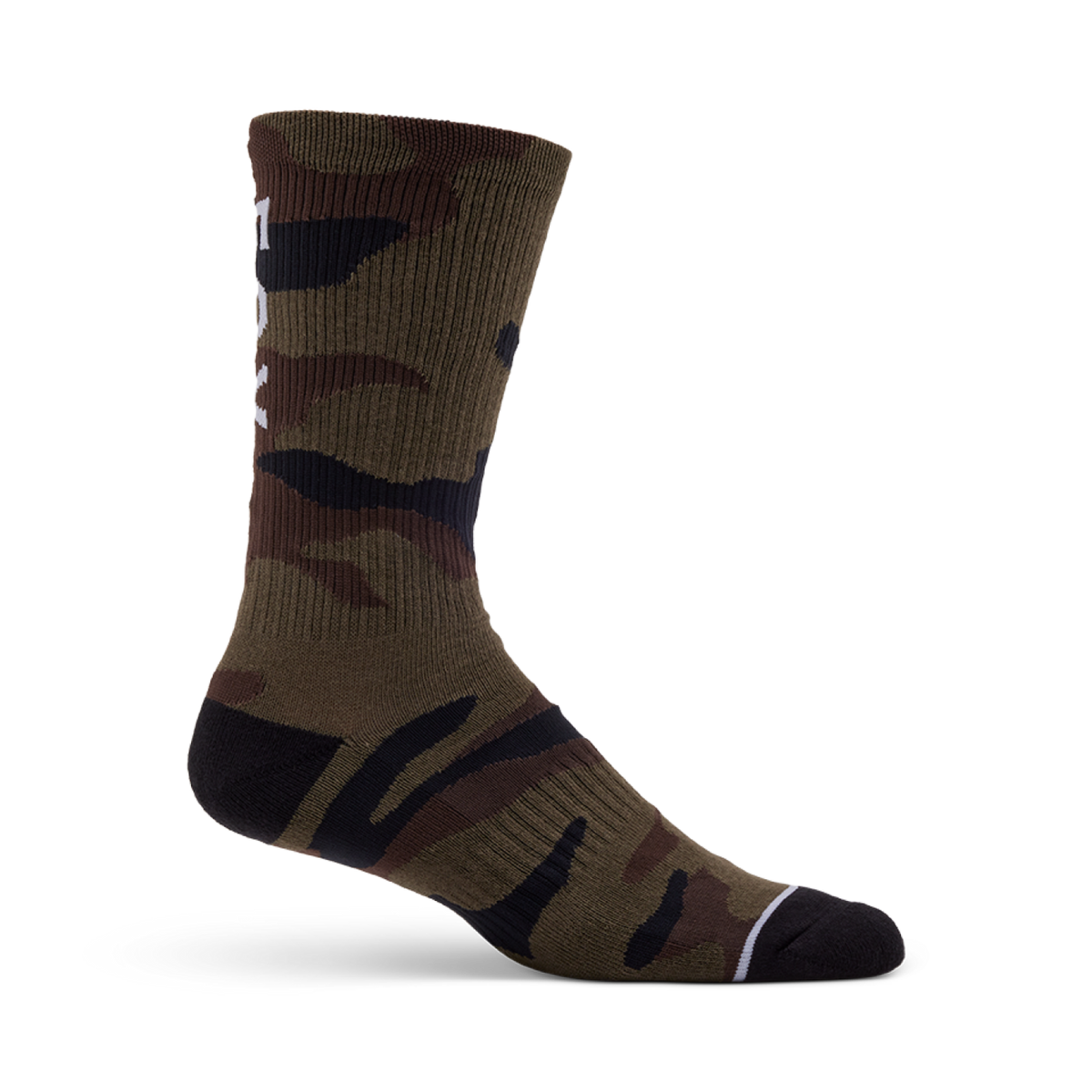 Fox Racing Fox Camo Crew Sock in BRAUN