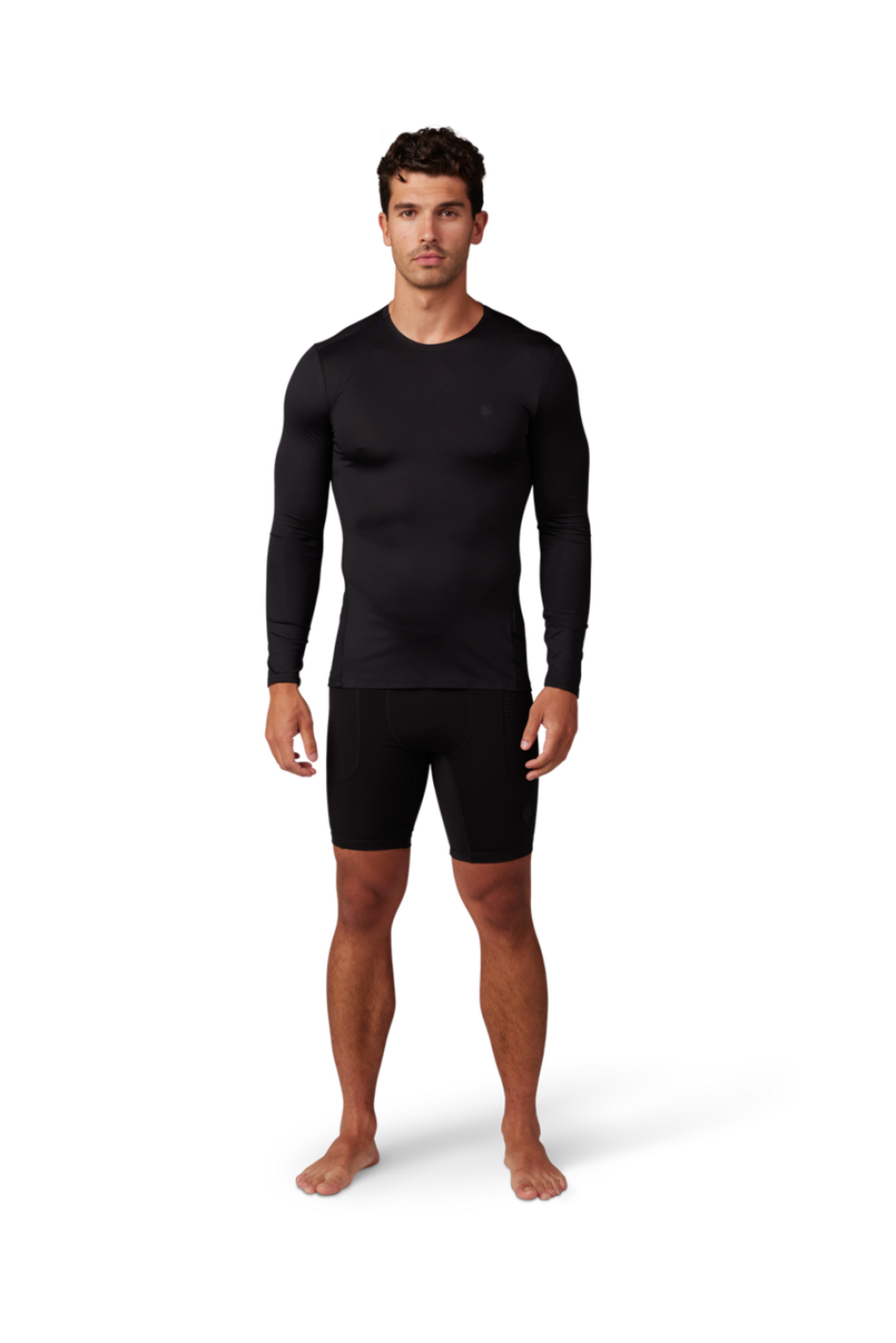 Fox Racing Tecbase LS Shirt in SCHWARZ