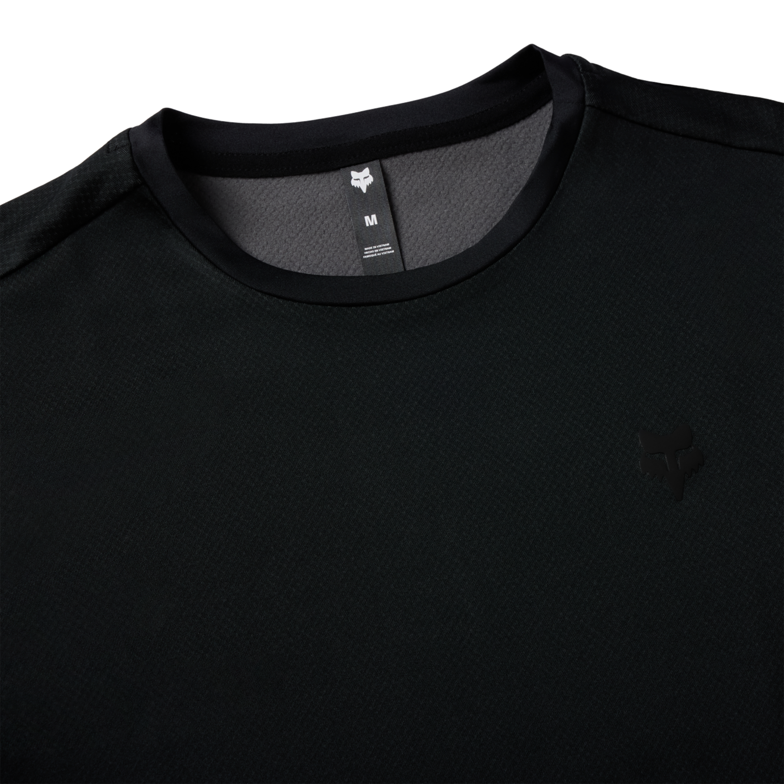 Fox Racing Tecbase Fire Ls Shirt in SCHWARZ