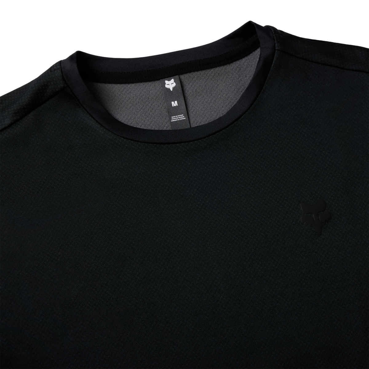 Fox Racing Tecbase Fire Ls Shirt in SCHWARZ