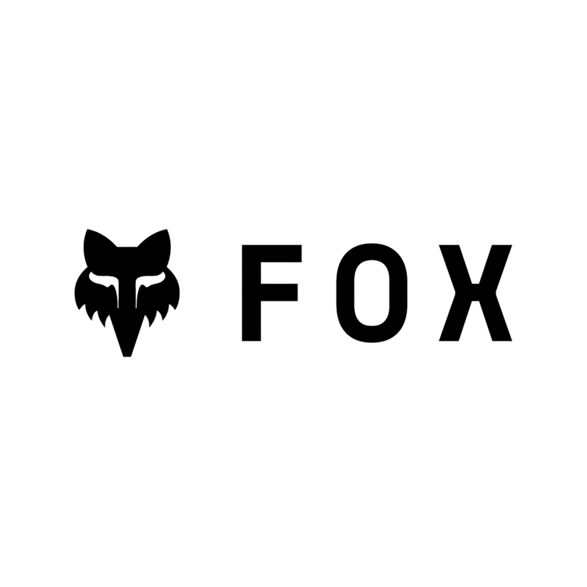 Fox Racing Corporate Logo 3" in WEISS