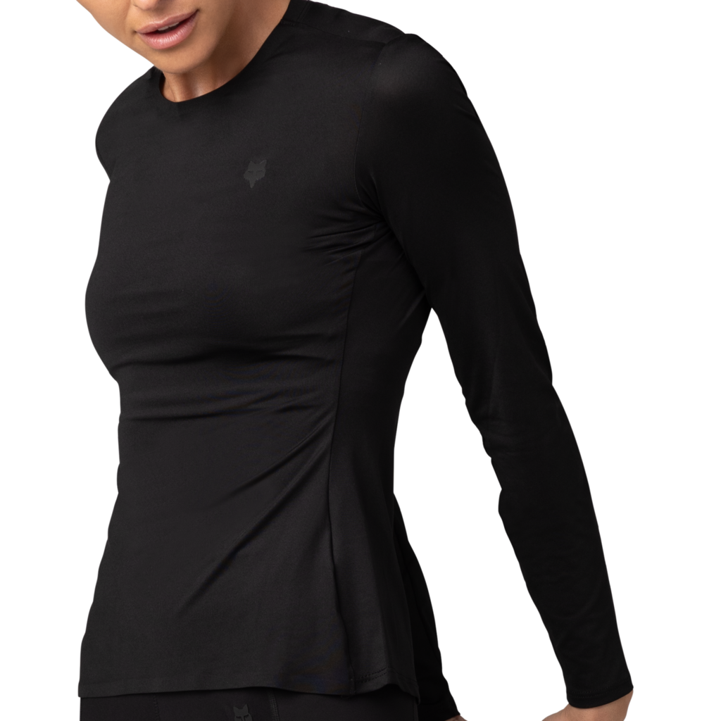 Fox Racing W Tecbase LS Shirt in SCHWARZ