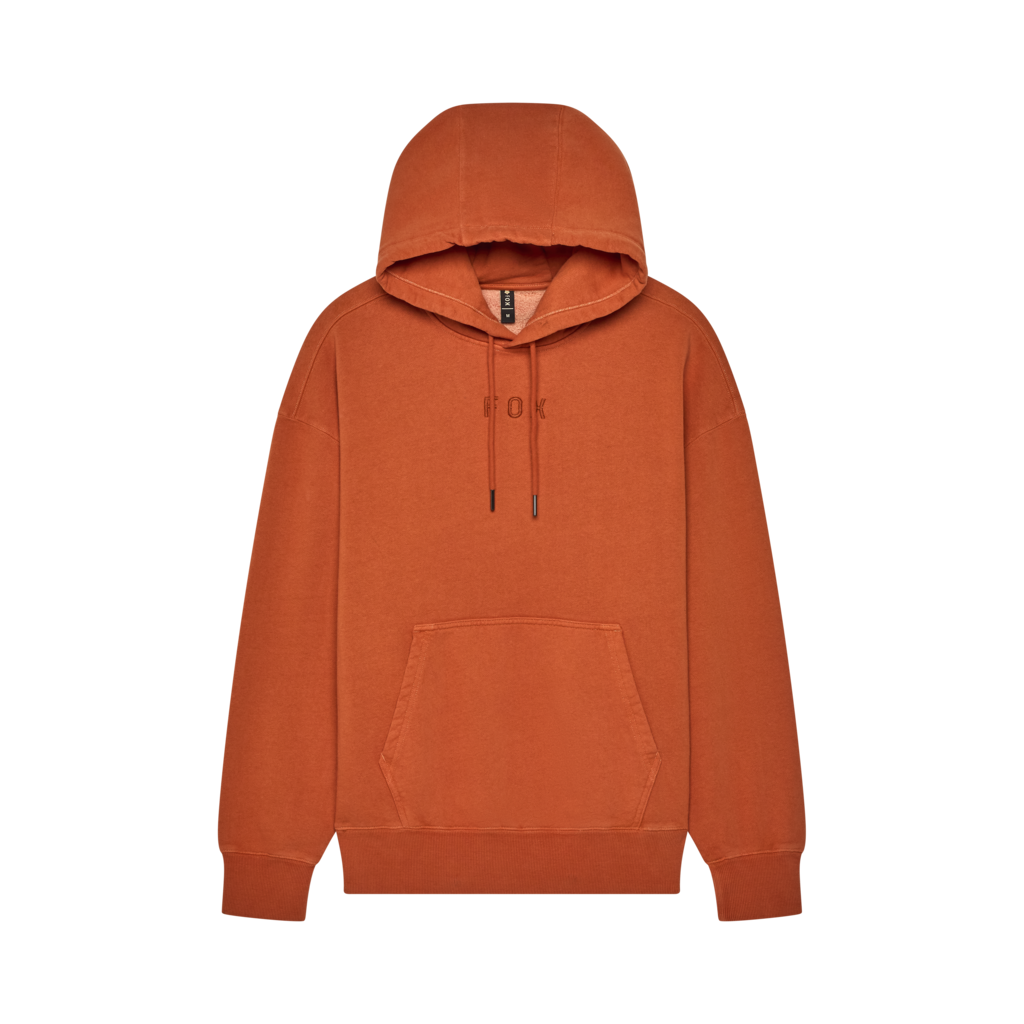 Fox Racing Wordmark Oversized Fleece in BRAUN