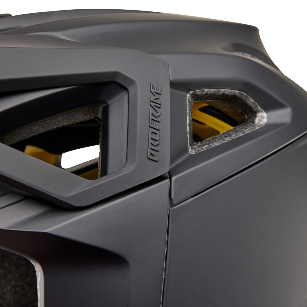 Fox Racing Proframe Vollvisier Helm in SCHWARZ