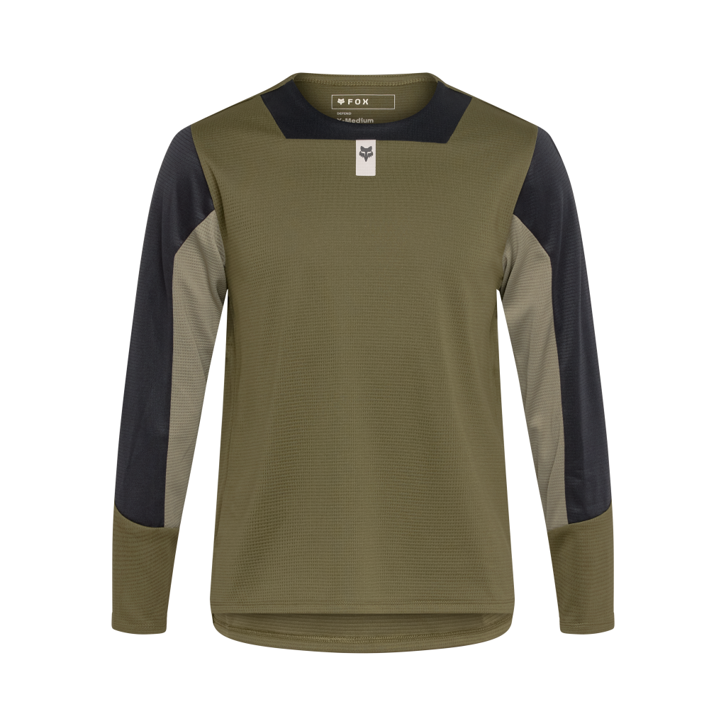 Fox Racing Yth Defend LS Trikot langarm in GRÜN