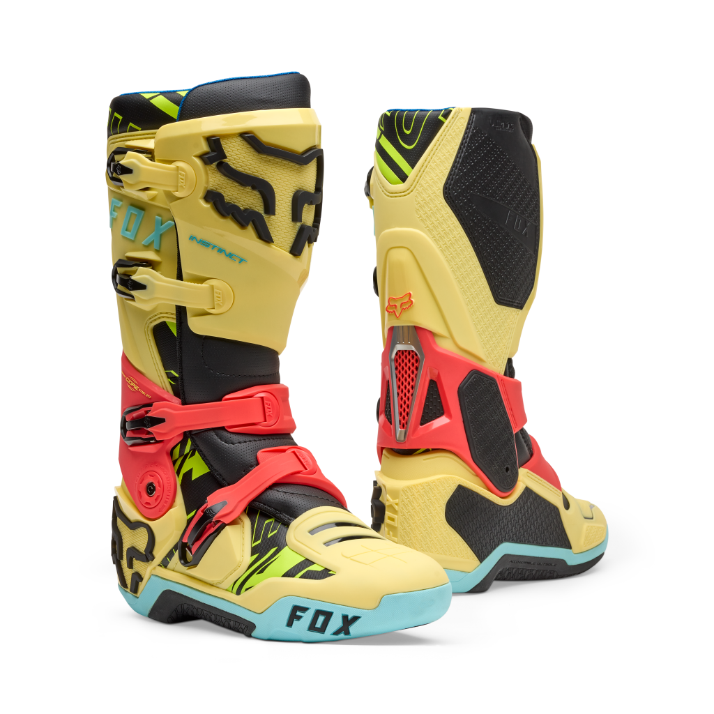 Fox Racing Instinct Elevated Le Motocrossstiefel in GELB