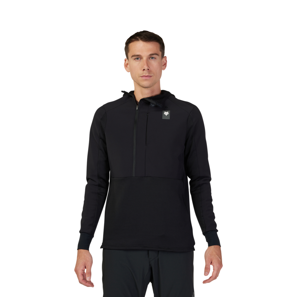 Fox Racing Defend Thermal Hoodie in SCHWARZ