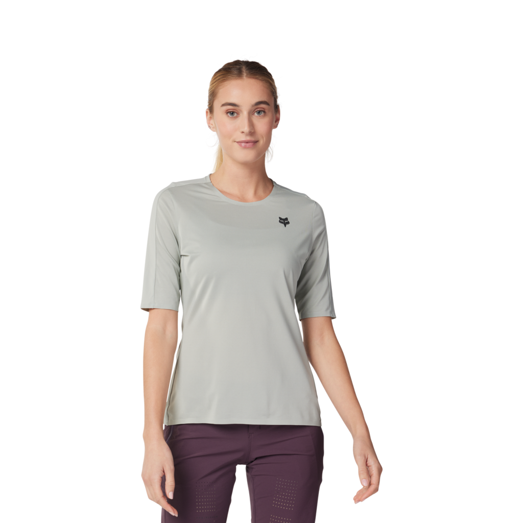Fox Racing W Flexair Ascent SS Trikot kurzarm in GRAU