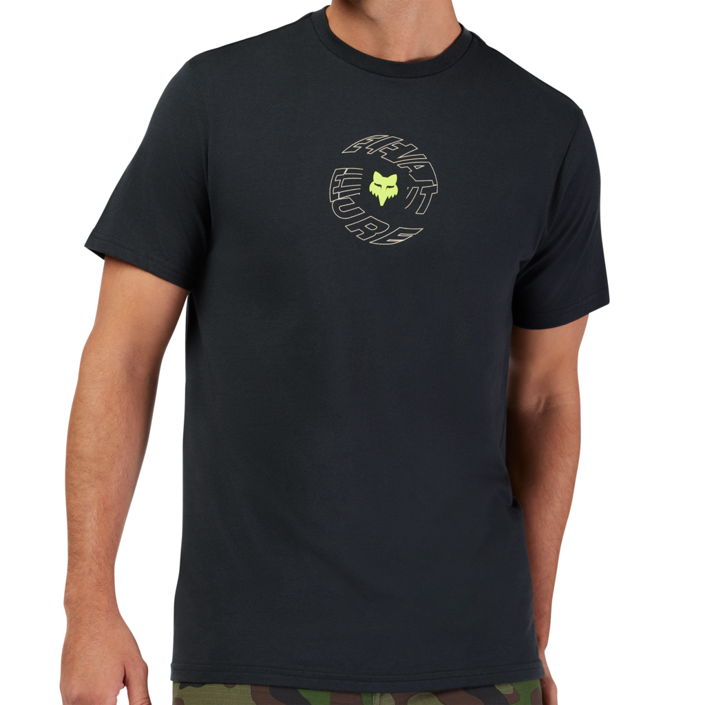 Fox Racing Spiral SS Prem Tee in SCHWARZ