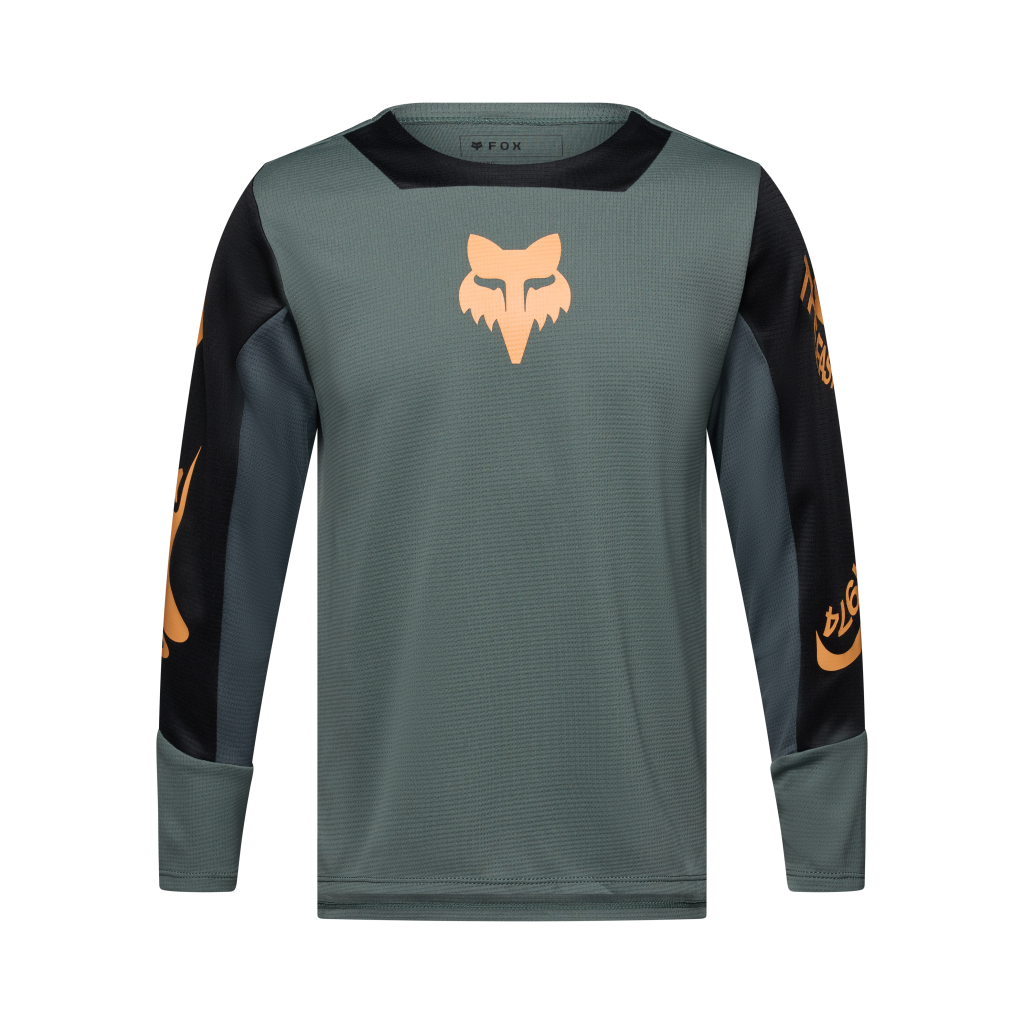 Fox Racing Yth Defend LS Creation Trikot langarm in GRÜN