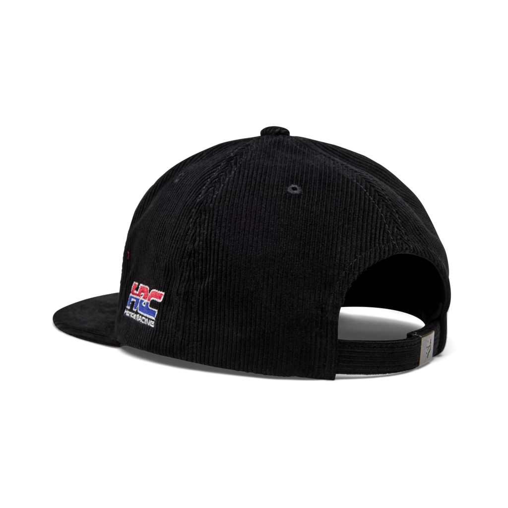 Fox Racing Honda Adjustable Cap in SCHWARZ