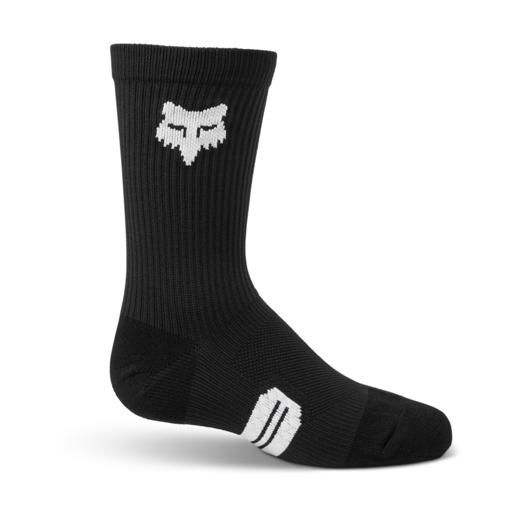 Fox Racing Yth 6" Ranger Crew Sock in SCHWARZ