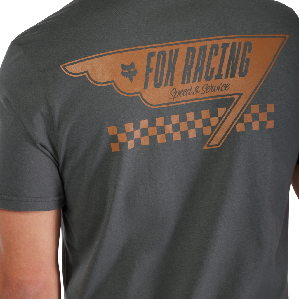 Fox Racing Billboard SS Prem Tee in GRAU