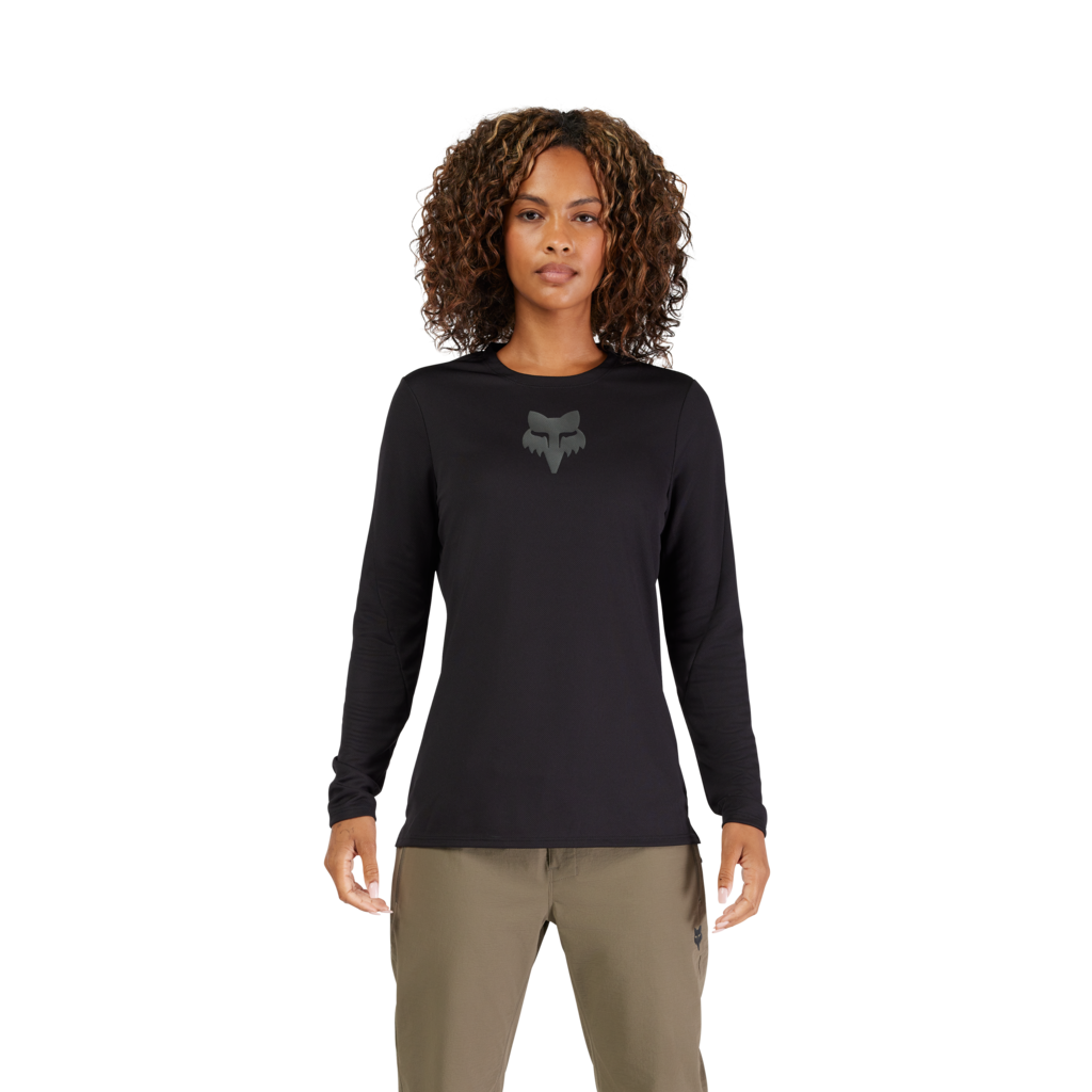 Fox Racing W Ranger LS Fox Head Trikot langarm in SCHWARZ