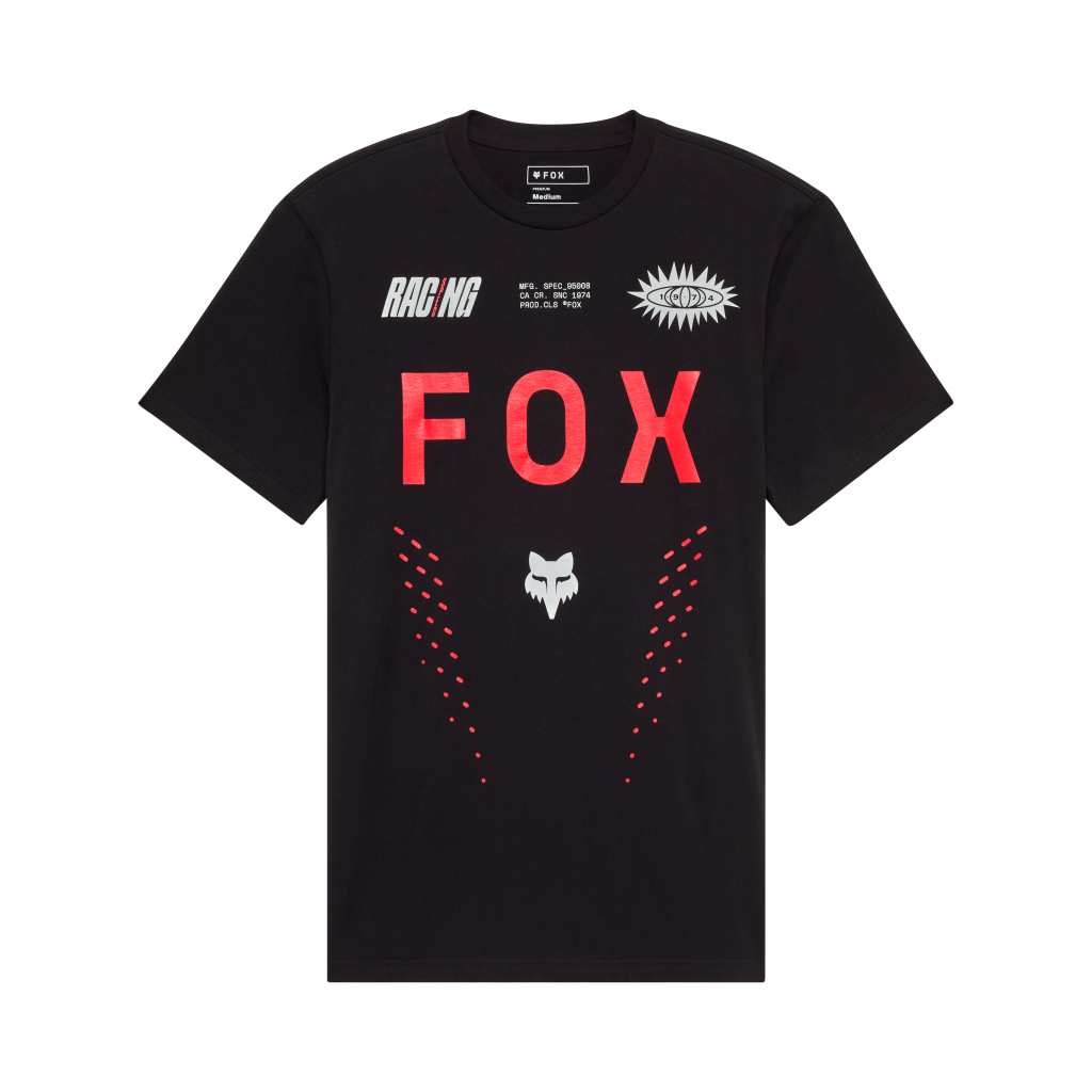 Fox Racing Shield SS Prem Tee in SCHWARZ