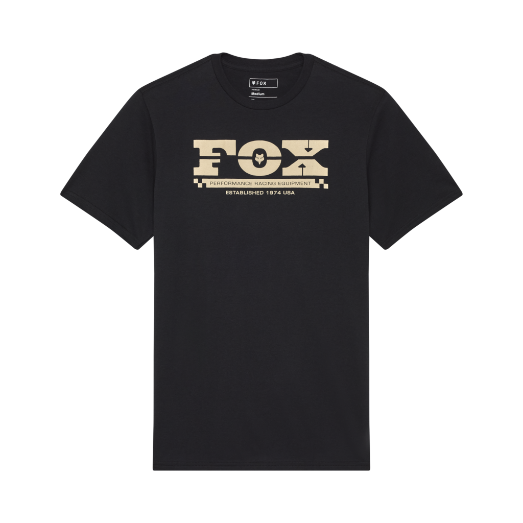Fox Racing National SS Prem Tee in SCHWARZ