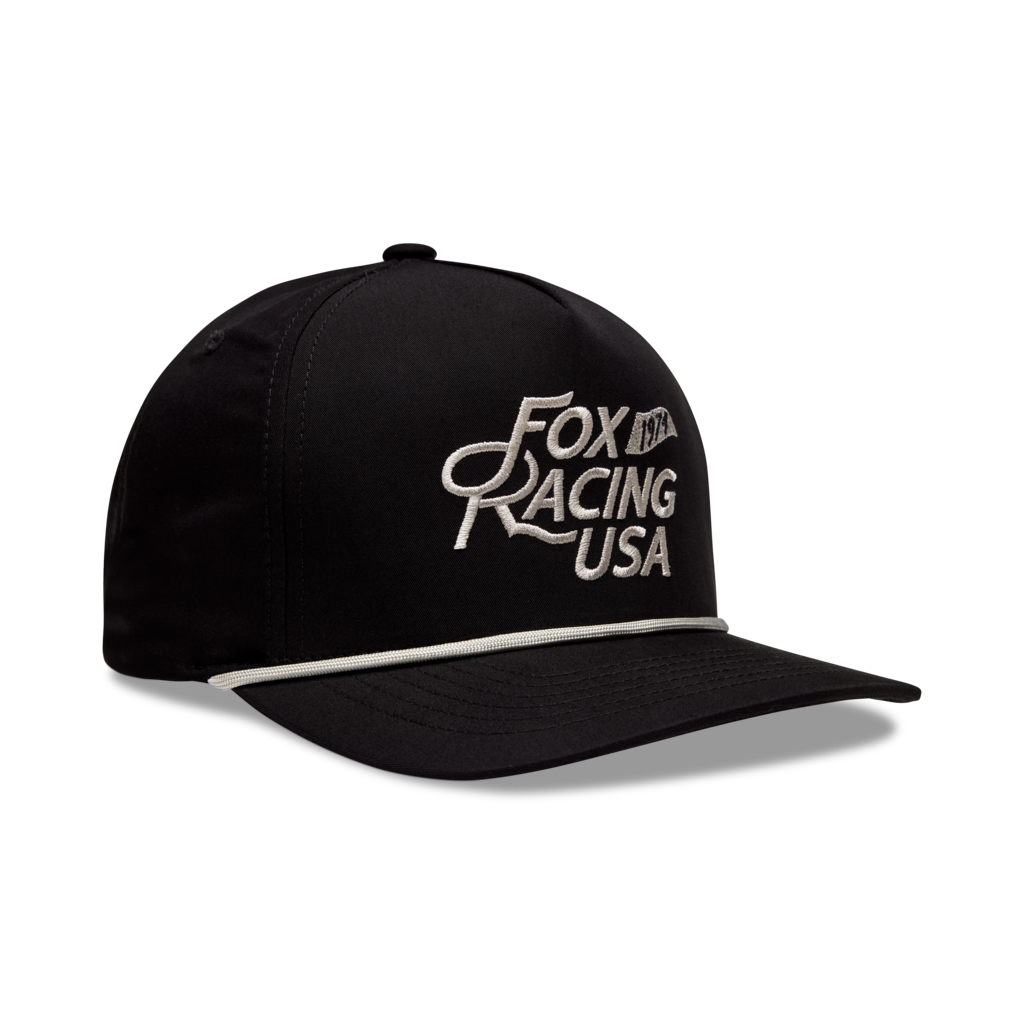 Fox Racing Fox Flag Rope Cap in SCHWARZ