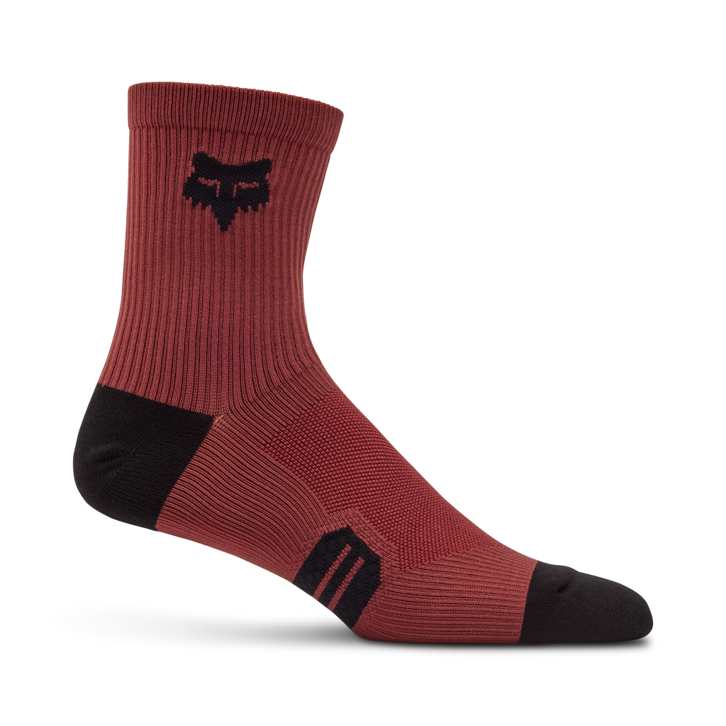 Fox Racing 6" Ranger Sock in ROT