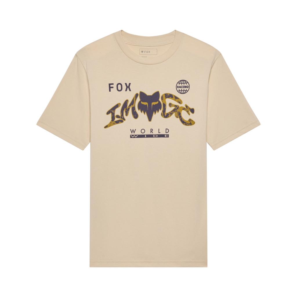 Fox Racing Yth Image Print Ss Tee in BEIGE