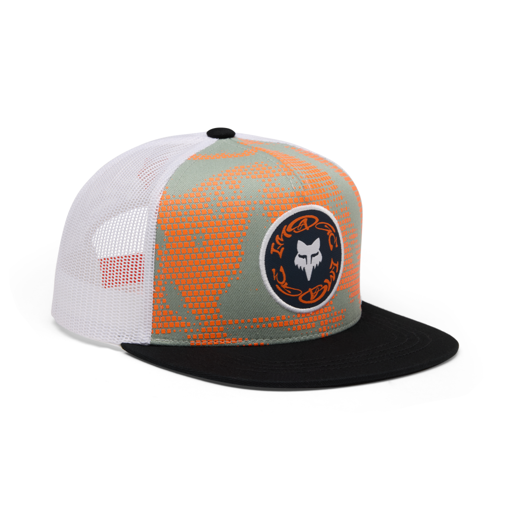 Fox Racing Yth Image Print Snapback Hat in BLAU