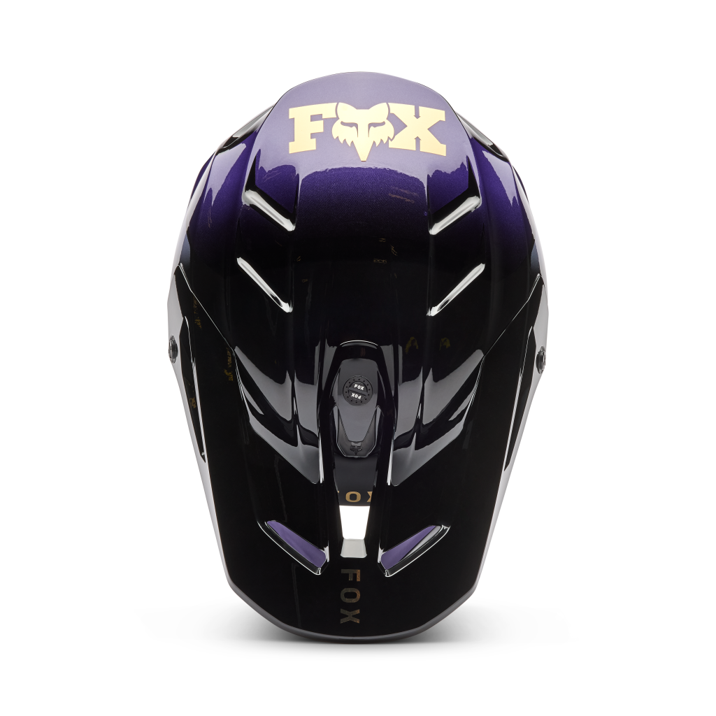 Fox Racing V3 Drip Motocross Helm in SCHWARZ