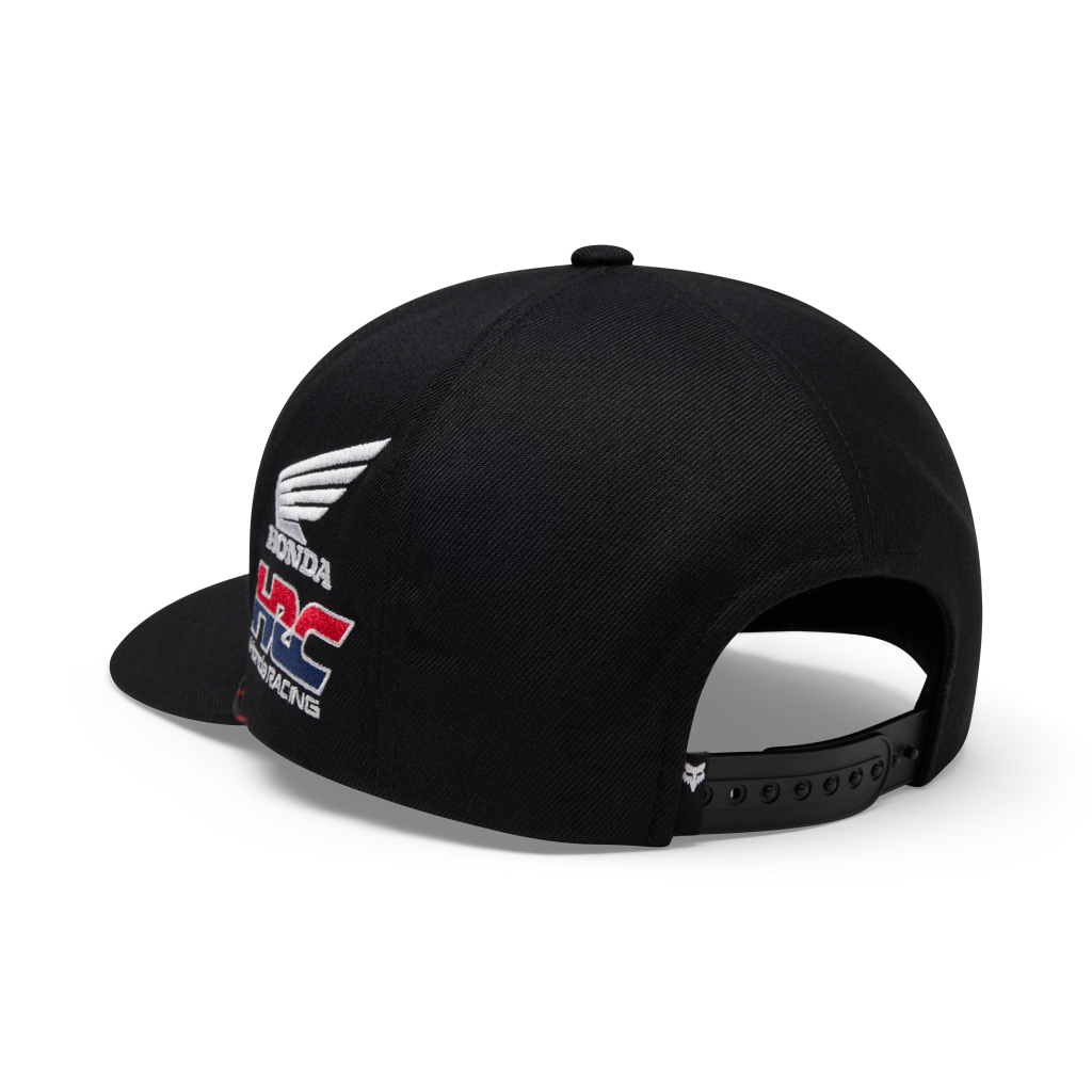Fox Racing Honda Snapback Hat in SCHWARZ