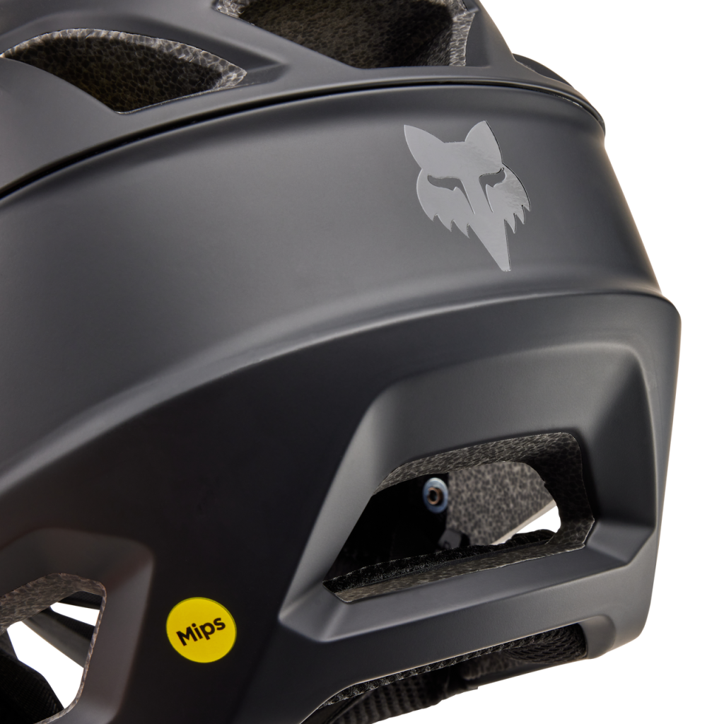 Fox Racing Proframe Vollvisier Helm in SCHWARZ