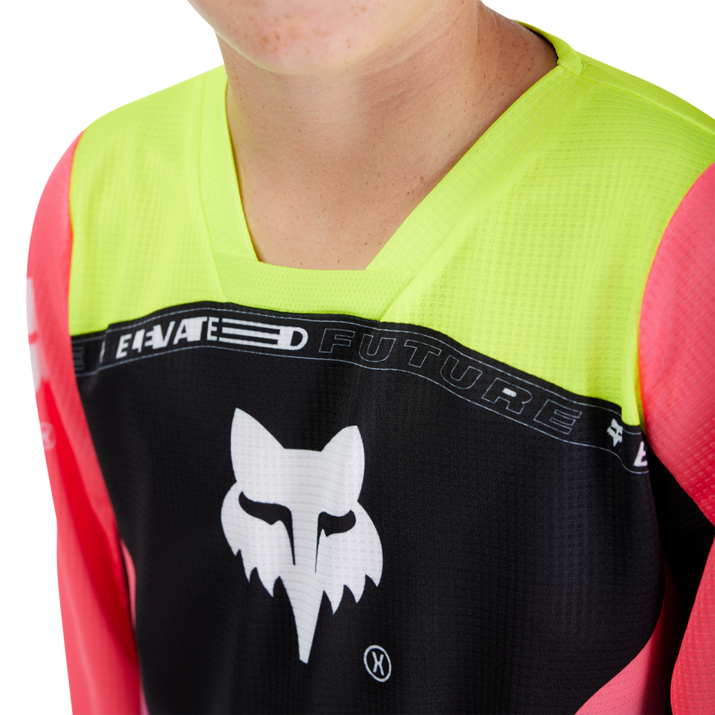 Fox Racing Yth 180 Elevated Motocrosstrikot in PINK