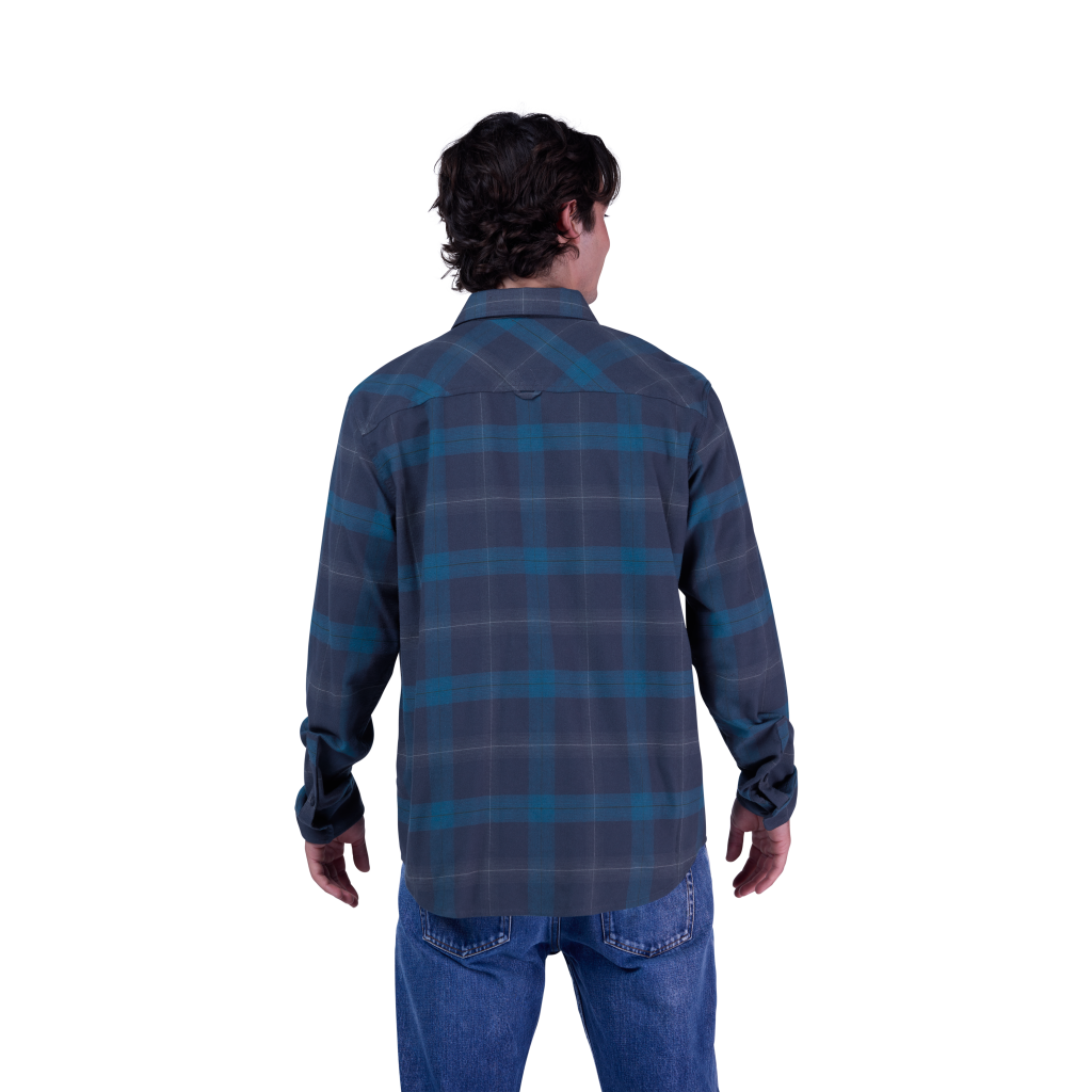 Fox Racing Survivalist Core Flannel LS in BLAU