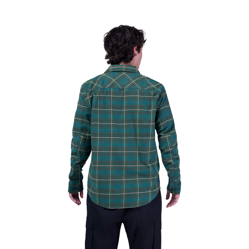 Fox Racing Survivalist Stretch Flannel LS in GRÜN