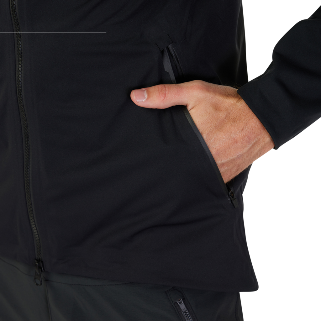 Fox Racing Flexair Lite Jacket in SCHWARZ