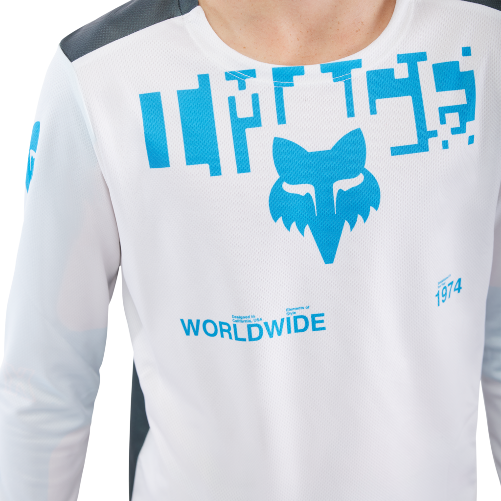 Fox Racing Yth Ranger LS Digi Image Trikot langarm in WEISS