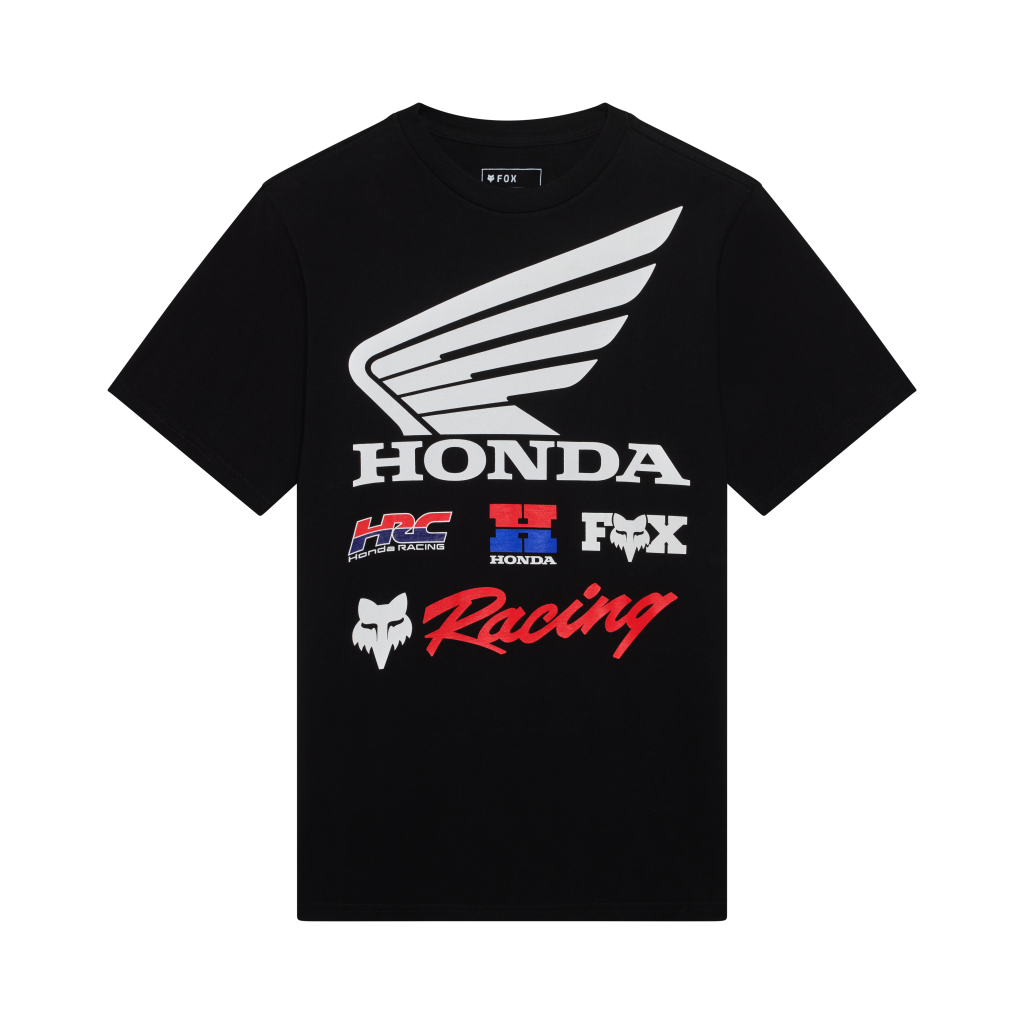 Fox Racing Honda 195 Original Ss Tee in SCHWARZ