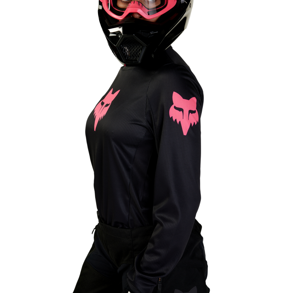 Fox Racing W Blackout Jersey in SCHWARZ