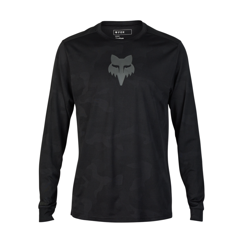 Fox Racing Ranger Tru Dri LS Trikot langarm in SCHWARZ