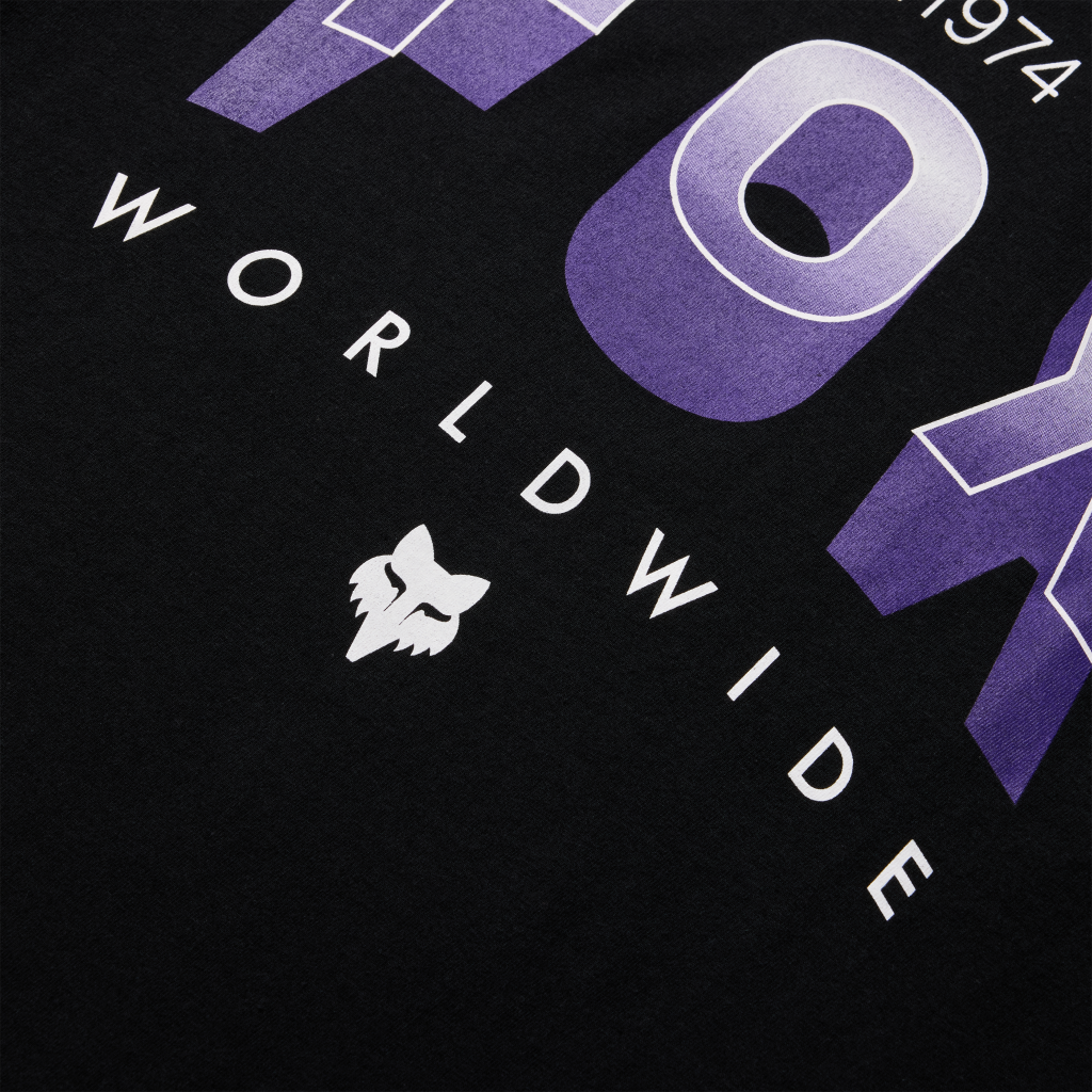 Fox Racing Yth Block Ss Tee in SCHWARZ