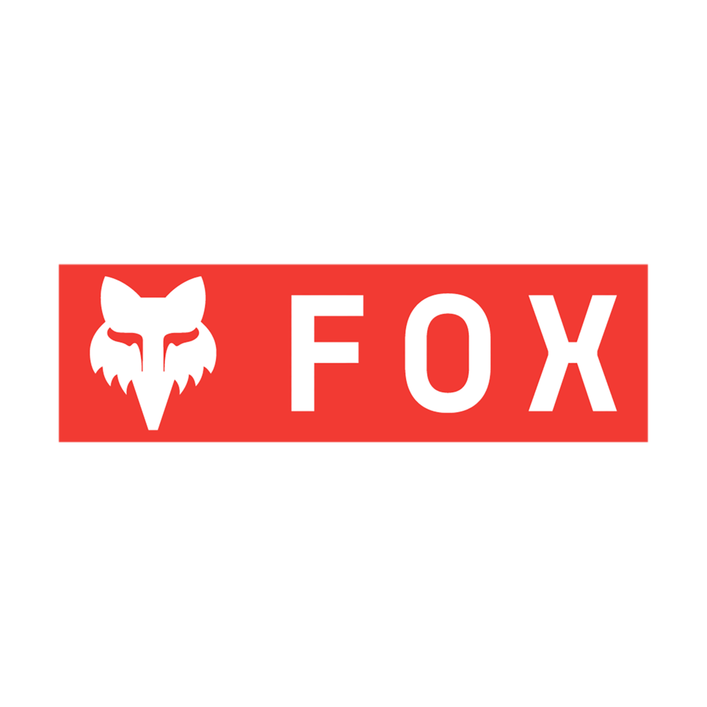 Fox Racing Corporate Logo 7" in ROT