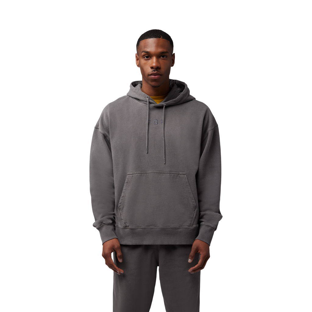 Fox Racing Wordmark Oversized Fleece in GRAU