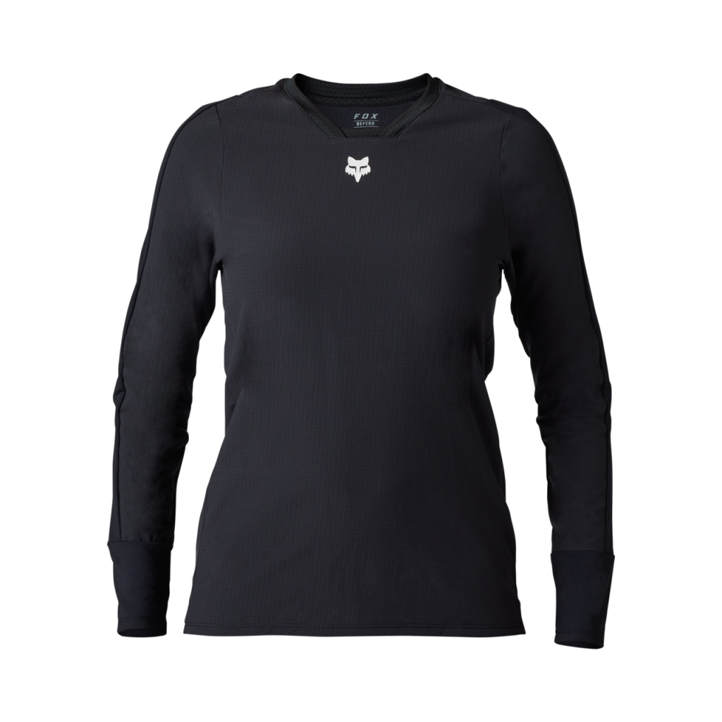 Fox Racing W Defend LS Thermal Trikot langarm in SCHWARZ