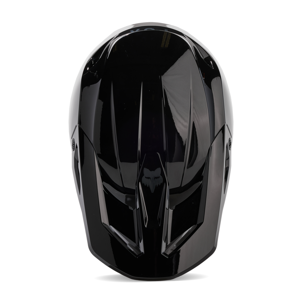 Fox Racing V1 Solid Motocross Helm in SCHWARZ