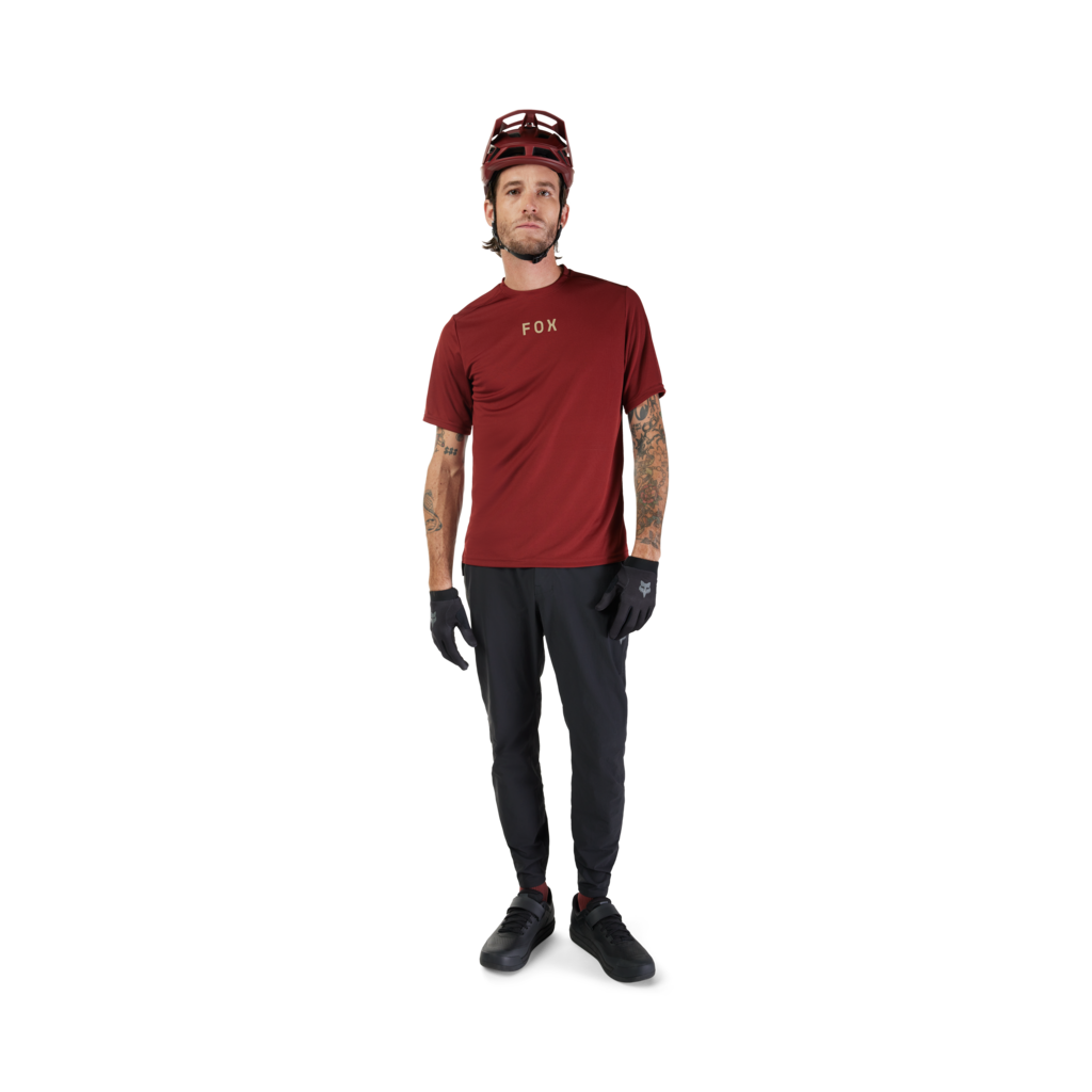 Fox Racing Ranger SS Wordmark Trikot kurzarm in ROT